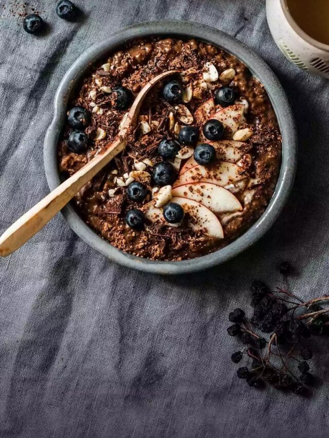blueberry quinoa porridge